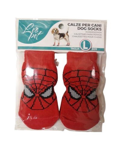 Calze Per Cani Spiderman Misura Large . Abbigliamento Per Cani .