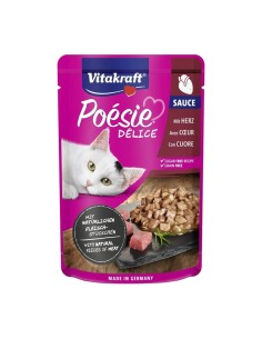 Vitakraft Poesie Delisauce Cuore gr.85. Cibo Umido Per Gatti