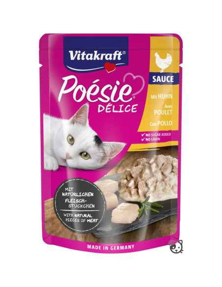 Vitakraft Poesie Delisauce Pollo gr.85. Cibo Umido Per gatti