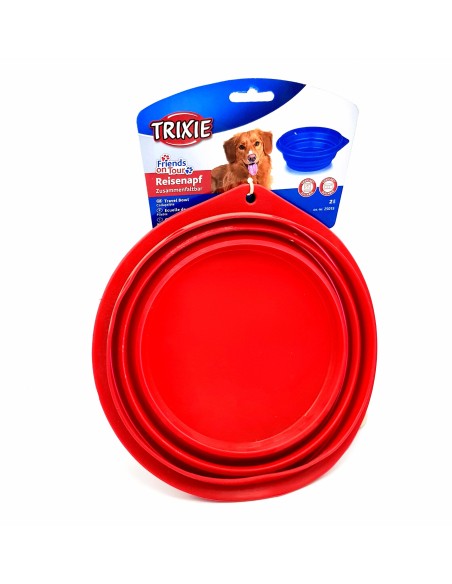 Ciotola Da Viaggio Pieghevole lt 2. Trixie . Ciotole Per Cani