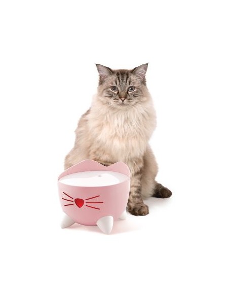 Fontana Catit pixi Rosa 2,5 litri. Ciotole e Dispenser per gatti