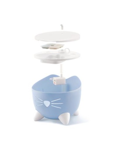 Fontana Catit pixi blu  2,5 litri. Ciotole e Dispenser per gatti .