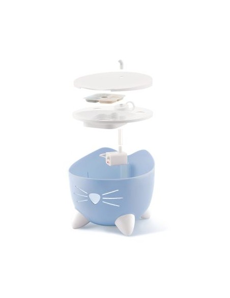Fontana Catit pixi blu  2,5 litri. Ciotole e Dispenser per gatti .