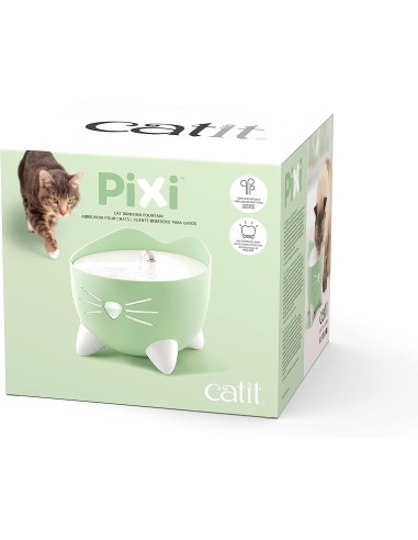 Fontana Catit pixi verde 2,5 litri. Ciotole e Dispenser per gatti