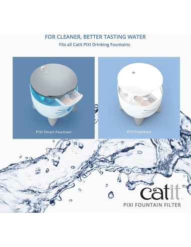 Catit Pixi Filtri Ricambio 3 pezzi . Accessori per Dispenser gatti