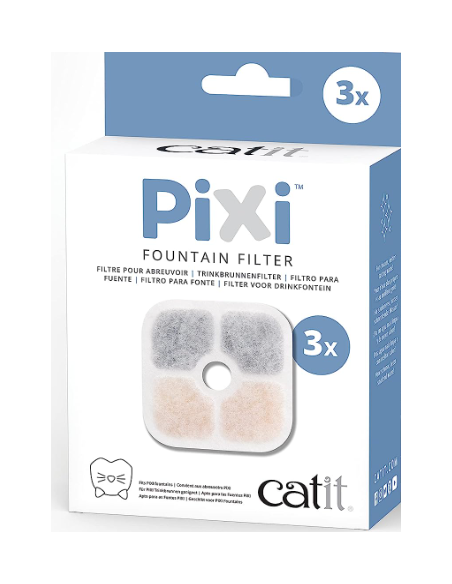 Catit Pixi Filtri Ricambio 3 pezzi . Accessori per Dispenser gatti