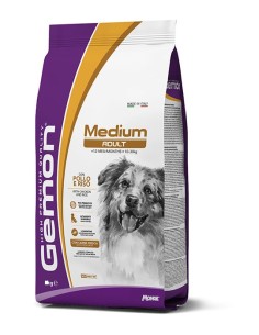 Gemon Medium  Adult  Pollo  e Riso  KG.15. Crocchette Per cani