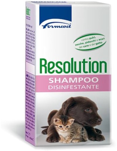 Resolution Shampoo Antiparassitario ml 250. Antiparassitario per cani e gatti