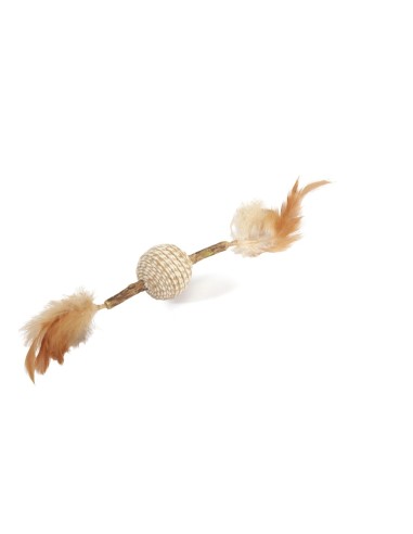 Gioco Gatto Bastoncino Matatabi Con Pallina Juta. Gioco Per Gatti
