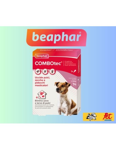 Beaphar Combotec Cane Piccolo 1-10 kg- 3 fiale  - Antiparassitario Per Cani