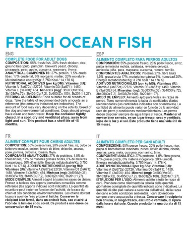 Arquivet Dog Fresh Ocean Fish kg 10.Crocchette  per cani