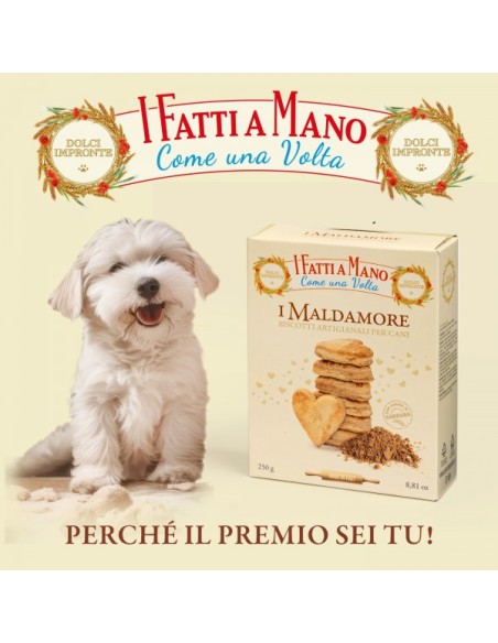 I Maldamore 250 gr. Dolci Impronte . Biscotti Per cani