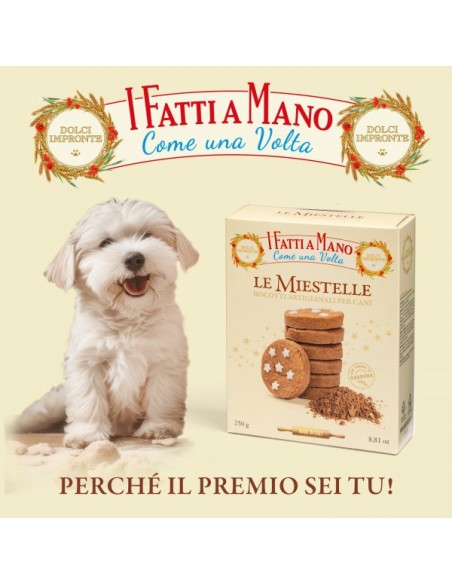 Le Miestelle gr 250. Dolci Impronte . Biscotti per Cani