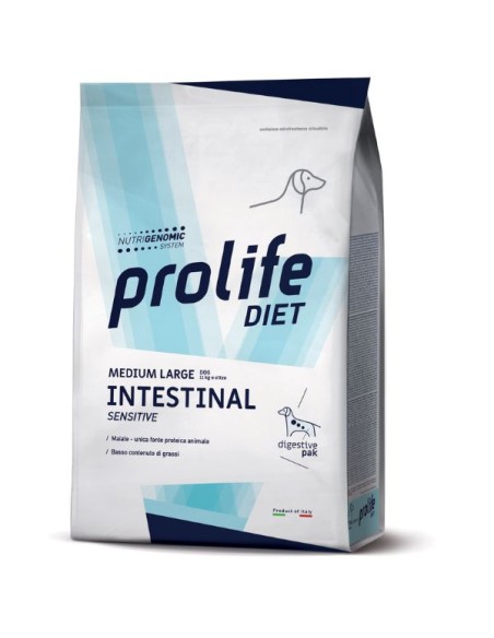 Prolife Dog Veterinary Intestinal kg 10. Diete . Cibo Secco Per Cani