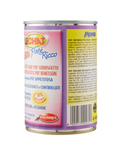 Lechat patè Con Orata e Pesce Bianco gr 400. Cibo Umido per Gatti 2