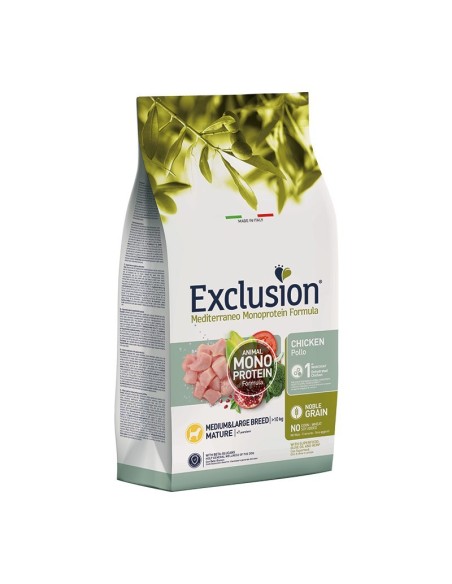 Exclusion Mono Noble grain mature kg 3. Crocchette  Per Cani