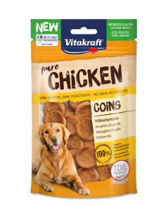 Vitakraft Snack Cane coins Medaglioni di Pollo gr.80. Snack Per Cani