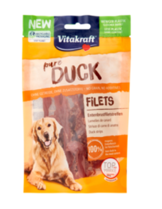 Vitakraft Snack Cane  Filets di Carne di Anatra gr.80. Snack Per Cani