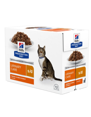 Hill's Feline Urinary s/d Care Busta gr 85. Diete . Umido Per Gatti
