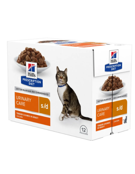 Hill's Feline Urinary s/d Care Busta gr 85. Diete . Umido Per Gatti