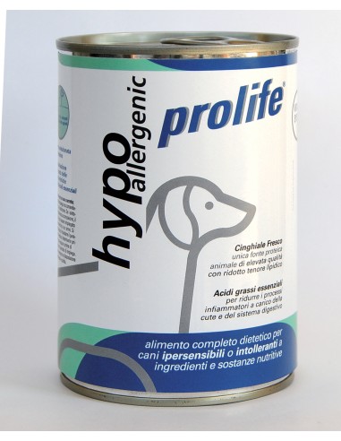 Prolife Dog Veterinary Hypo Cinghiale gr 400. Diete-Umido Per Cani