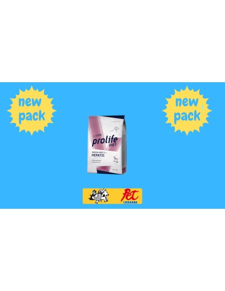 Prolife Dog Veterinary Hepatic kg 2. Diete Cibo Secco Per Cani
