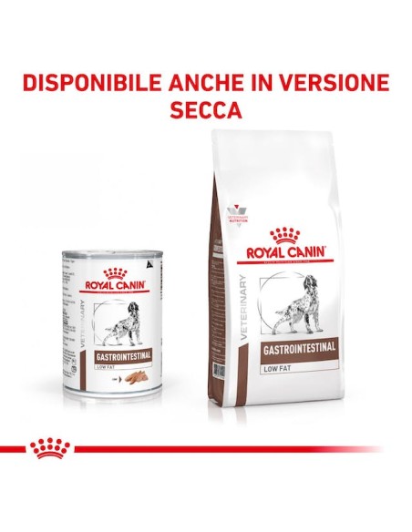 Gastrointestinal Low Fat Dog GR.200. Diete - Cibo Umido Per Cani