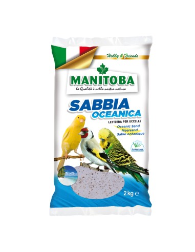 Sabbia Oceanica kg 5. Lettiere Per Uccelli