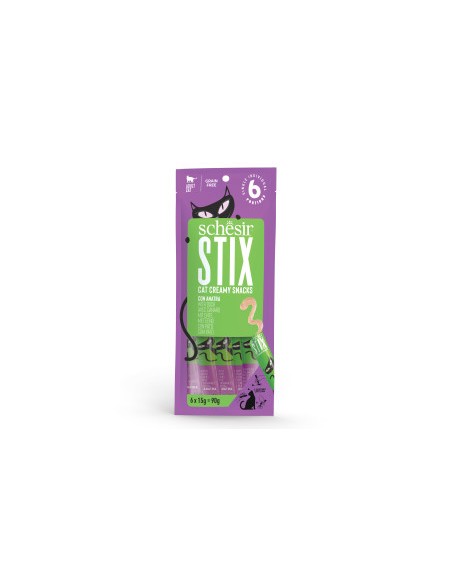 offerta Schesir Stix Anatra 6pz x gr.15. Snack Per Gatti