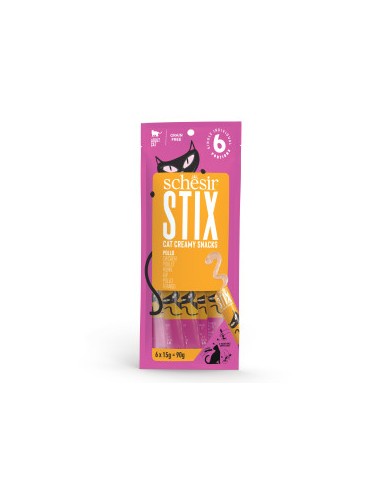 Schesir Stix Pollo 6pz x gr.15. Snack per gatti
