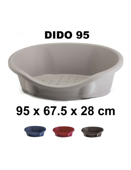 Lettino Dido cm 95. Colori Misti. Cucce e Lettini per cani
