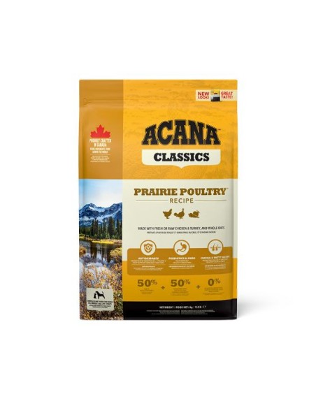 Acana Dog Classic Praire Poultry kg 9,7. Mangime Secco Per Cani