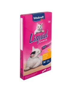Vitakraft cat Snack liquido con Pollo e Taurina  gr.90. Snack Per Gatti