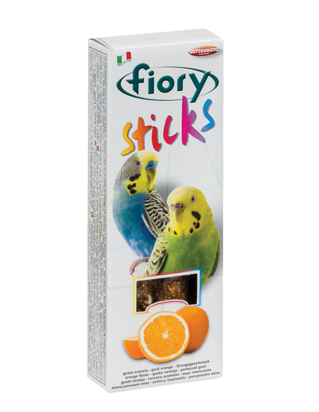 Fiory Sticks Pappalagallini Arancia gr 60. Mangime Per Uccelli