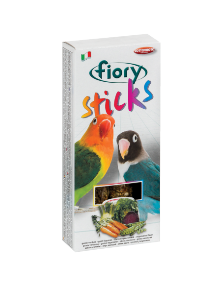 Fiory Stick Parrocchetti Verdure gr 120. Mangime Per Uccelli