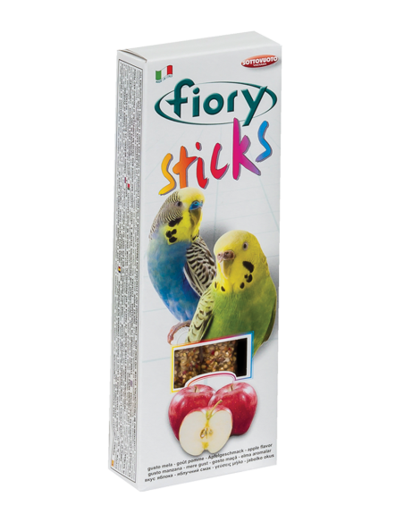 Fiory Stick Pappagallini Mela gr 60. mangime Per Uccelli