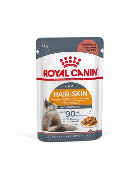 Hair And Skin Gravy Busta gr 85. Royal Canin . Cibo Umido Per Gatti