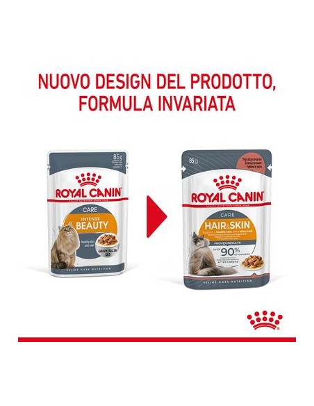 Hair And Skin Gravy Busta gr 85. Royal Canin . Cibo Umido Per Gatti