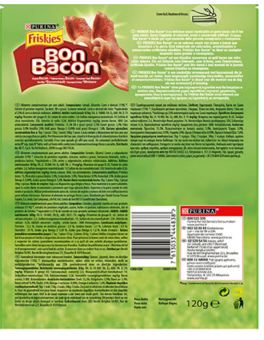 FRISKIES Bon bacon gusto bacon gr 120. Snack Per Cani