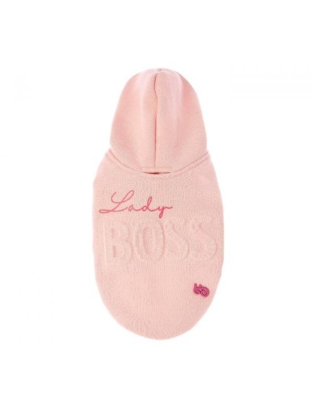Felpa Boss cm 25 Rosa . Abbigliamento Per cani .