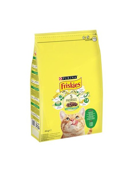 Friskies Coniglio Pollo e Verdure kg 4. Alimento Secco Per Gatti