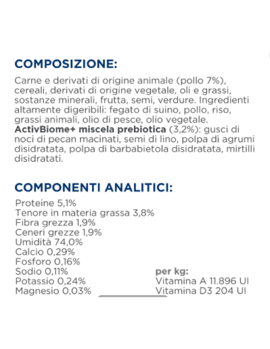 Hill's Canine Gastrointestinal Biome gr 200. Diete -Cibo Umido Per Cani