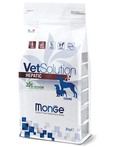 Monge Vet Solution Canine Hepatic kg 2. Diete Cibo Secco Per Cani