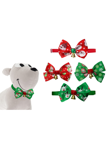 Cravattine Papillon Natale -Abbigliamento Per Cani