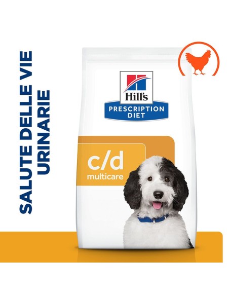 Hill's Canine C/d kg 4. Diete . Cibo Secco Per Cani.