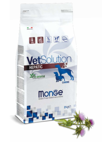 Monge Vet Solution Canine Hepatic kg 2. Diete Cibo Secco Per Cani