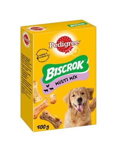 Pedigreee Biscrock Multi mix gr 500. Snack Per Cani