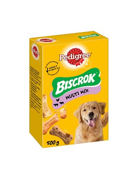 Pedigreee Biscrock Multi mix gr 500. Snack Per Cani
