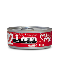 Mini Me 22 sterilized Patè al Manzo. Disugual. Cibo Umido Per Gatti