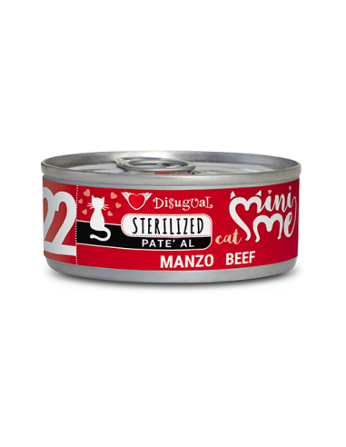 Mini Me 22 sterilized Patè al Manzo. Disugual. Cibo Umido Per Gatti